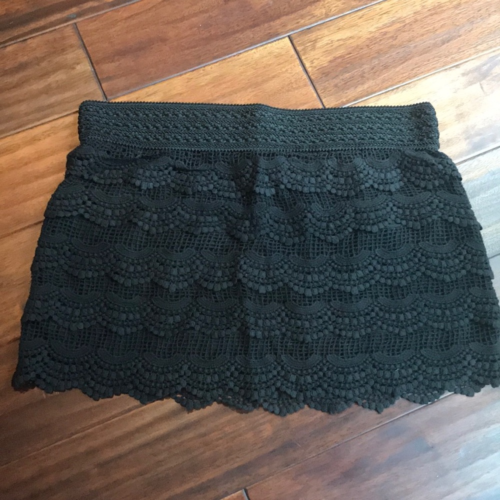 Black Lace Skirt